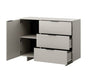 Halmar Credenza con 3 cassetti e 3 ante Alma Beige