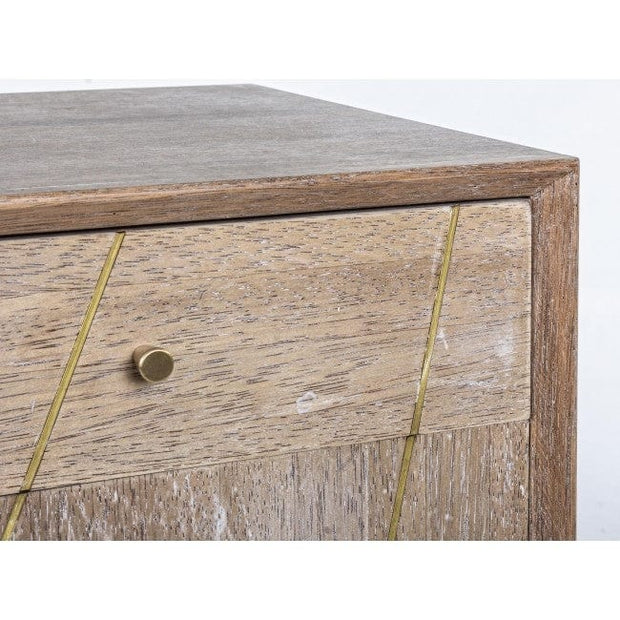 Bizzotto Credenza con 3 cassetti e 3 ante Filomena Naturale
