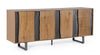 Bizzotto Credenza con 3 cassetti e 3 ante Garwood Naturale