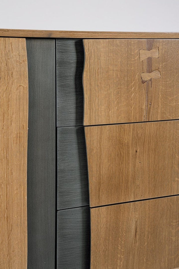Bizzotto Credenza con 3 cassetti e 3 ante Garwood Naturale