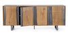 Bizzotto Credenza con 3 cassetti e 3 ante Garwood Naturale