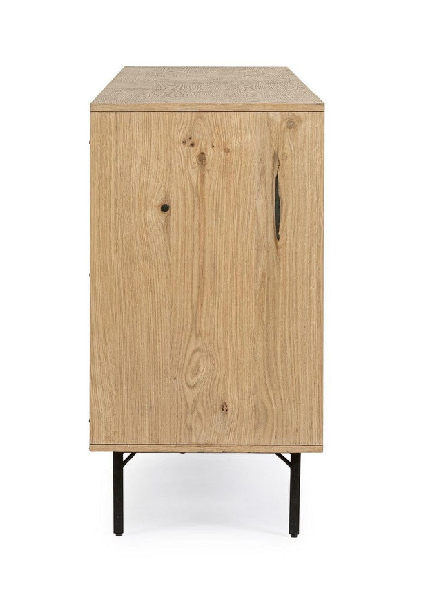 Bizzotto Credenza con 3 cassetti e 3 ante Stanwood Naturale