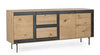 Bizzotto Credenza con 3 cassetti e 3 ante Stanwood Naturale