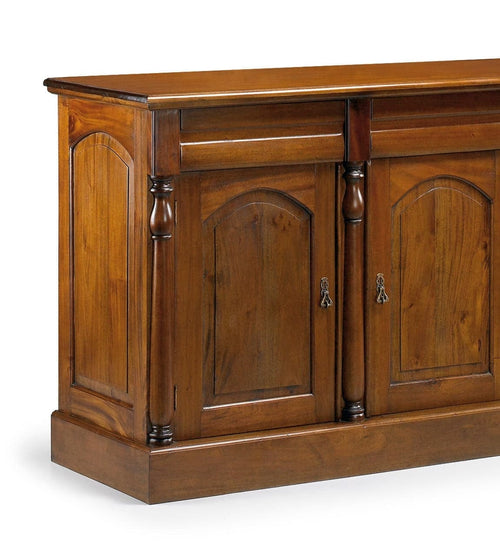 Moycor Credenza con 3 cassetti e 3 ante Vintage Noce
