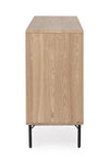 Bizzotto Credenza con 3 cassetti e 3 ante Widald Naturale