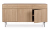 Bizzotto Credenza con 3 cassetti e 3 ante Widald Naturale