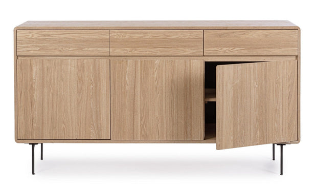 Bizzotto Credenza con 3 cassetti e 3 ante Widald Naturale