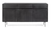 Bizzotto Credenza con 3 cassetti e 3 ante Widald Nero