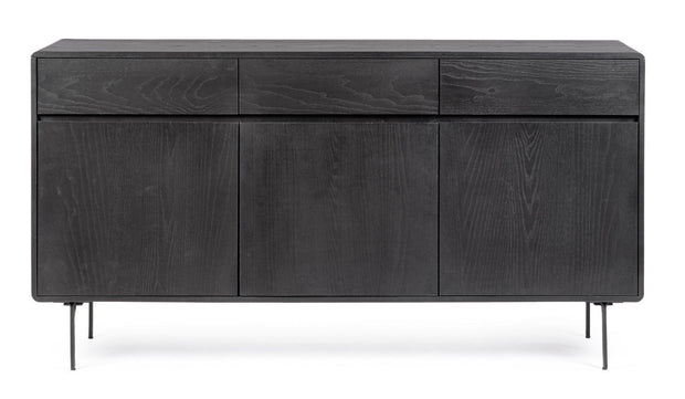 Bizzotto Credenza con 3 cassetti e 3 ante Widald Nero