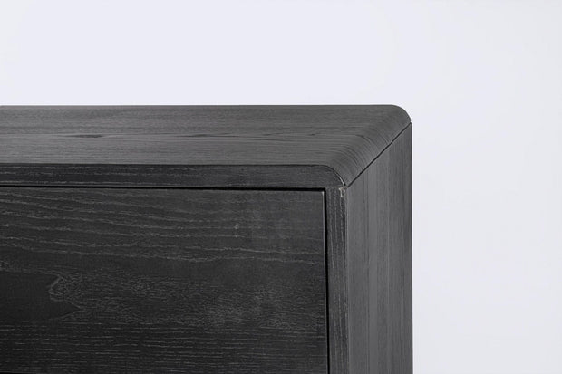 Bizzotto Credenza con 3 cassetti e 3 ante Widald Nero