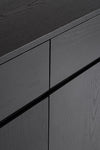 Bizzotto Credenza con 3 cassetti e 3 ante Widald Nero