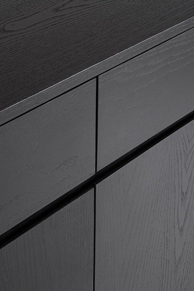 Bizzotto Credenza con 3 cassetti e 3 ante Widald Nero