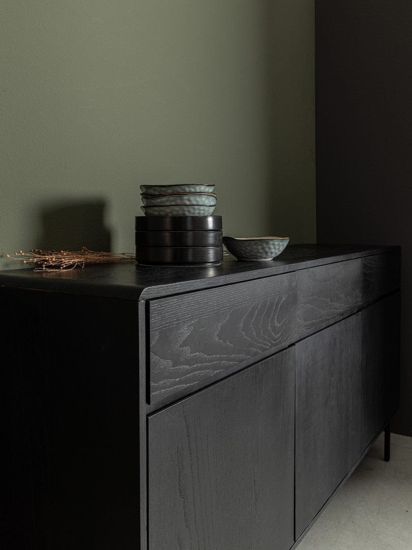 Bizzotto Credenza con 3 cassetti e 3 ante Widald Nero