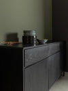 Bizzotto Credenza con 3 cassetti e 3 ante Widald Nero