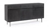 Bizzotto Credenza con 3 cassetti e 3 ante Widald Nero
