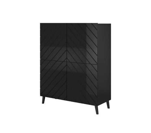 Halmar Credenza con 4 ante Abeto Nero