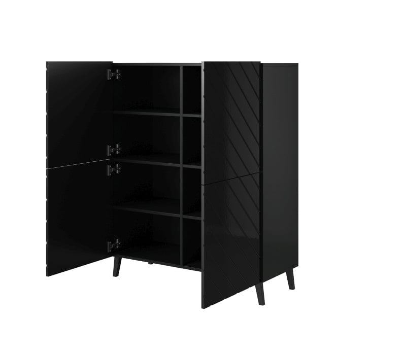Halmar Credenza con 4 ante Abeto Nero
