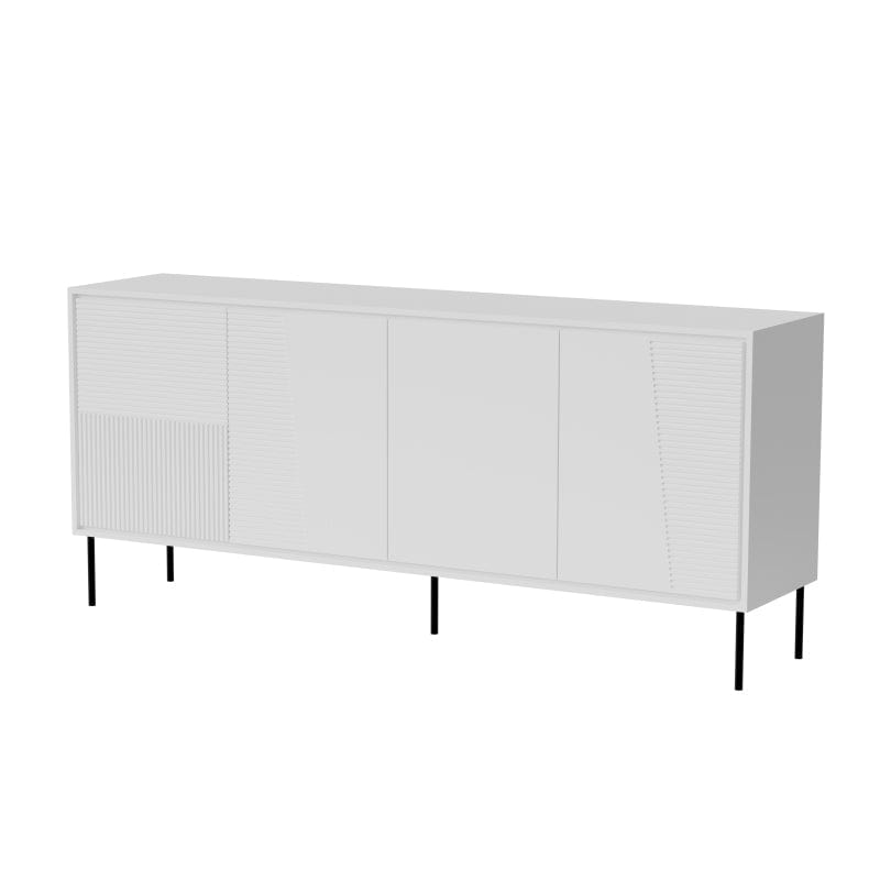 Halmar Credenza con 4 ante Abi Bianco
