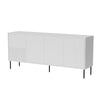 Halmar Credenza con 4 ante Abi Bianco
