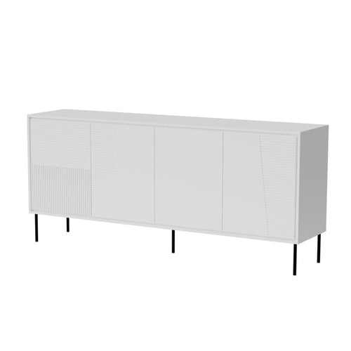 Halmar Credenza con 4 ante Abi Bianco