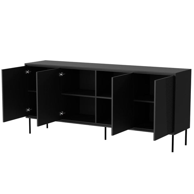 Halmar Credenza con 4 ante Abi Nero