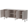Halmar Credenza con 4 ante Abi Rosa