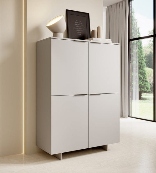 Halmar Credenza con 4 ante Alma Beige