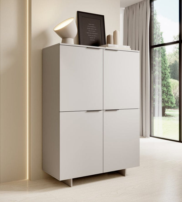 Halmar Credenza con 4 ante Alma Beige