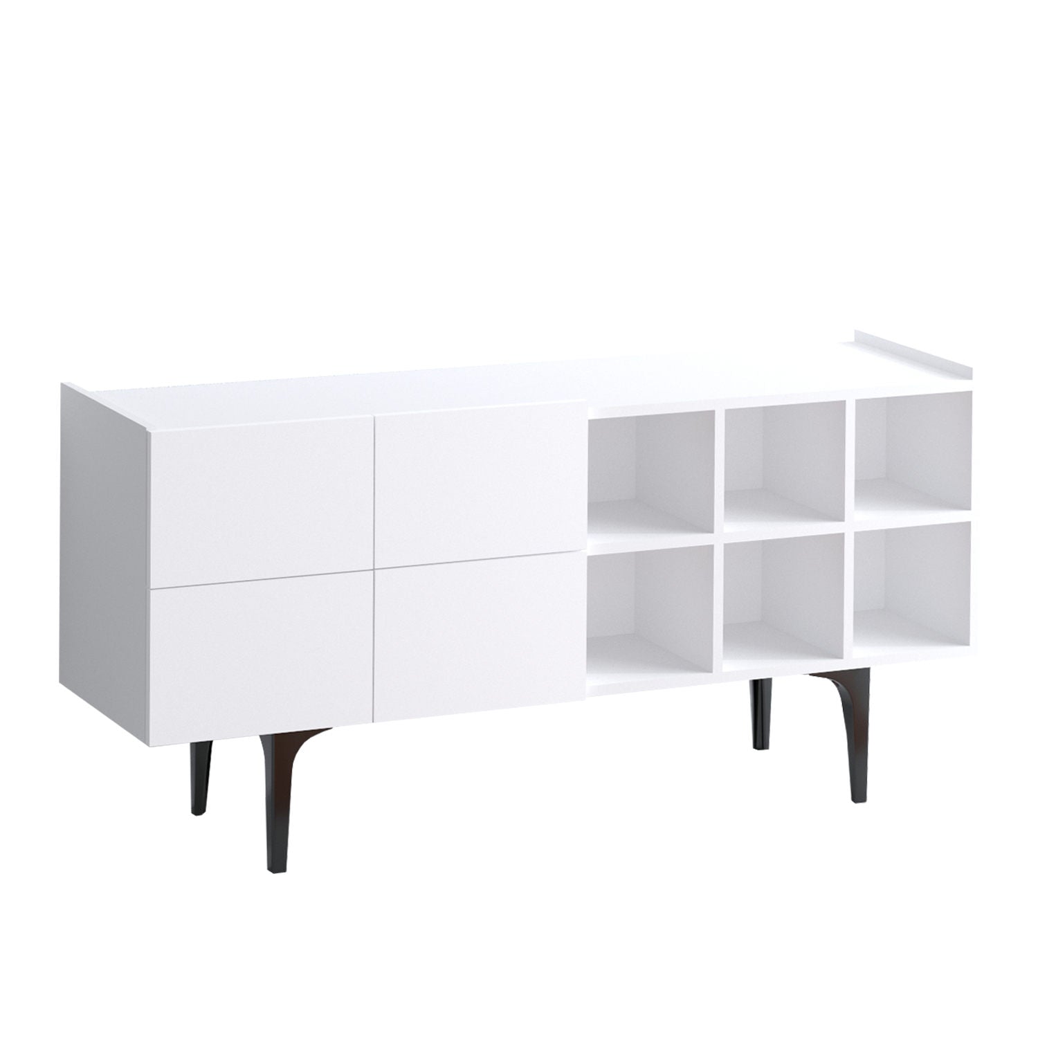 Credenza con 4 ante Alpha Bianco (3)