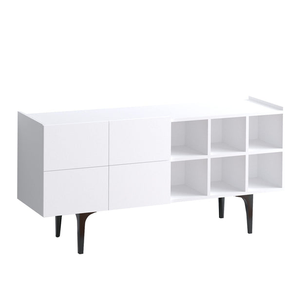 Credenza con 4 ante Alpha Bianco (3)