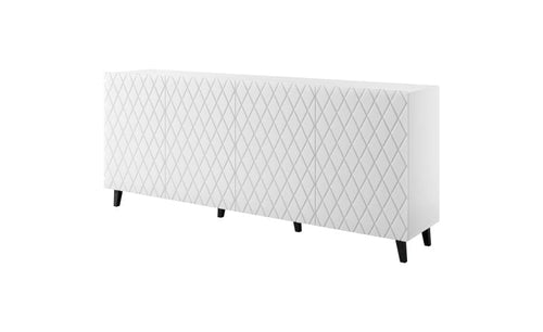 Halmar Credenza con 4 ante Asti Bianco