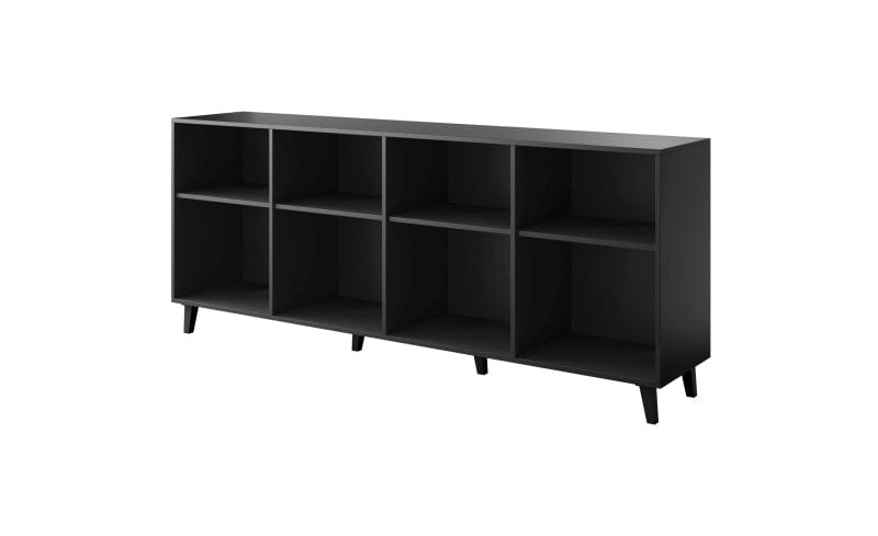 Halmar Credenza con 4 ante Asti Nero