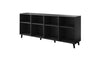 Halmar Credenza con 4 ante Asti Nero
