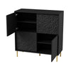 Halmar Credenza con 4 ante Bullet Nero