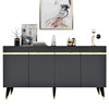 Asir Credenza con 4 ante Defne Antracite
