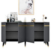 Asir Credenza con 4 ante Defne Antracite