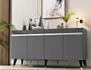 Asir Credenza con 4 ante Defne Antracite