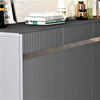 Asir Credenza con 4 ante Defne Antracite