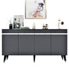 Asir Credenza con 4 ante Defne Antracite