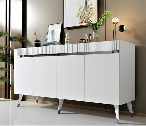 Asir Credenza con 4 ante Defne Argento