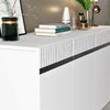 Asir Credenza con 4 ante Defne Argento