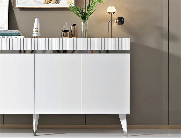 Asir Credenza con 4 ante Defne Argento