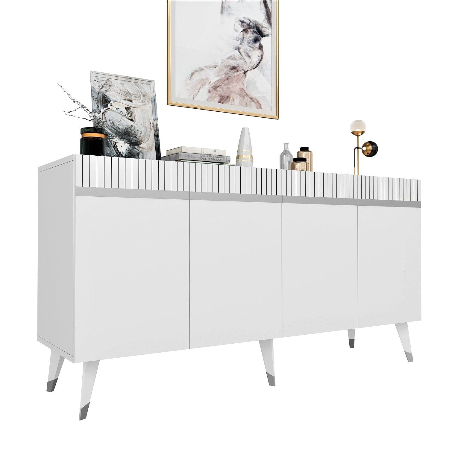 Asir Credenza con 4 ante Defne Argento