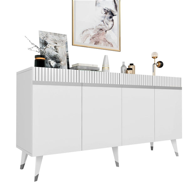 Asir Credenza con 4 ante Defne Argento