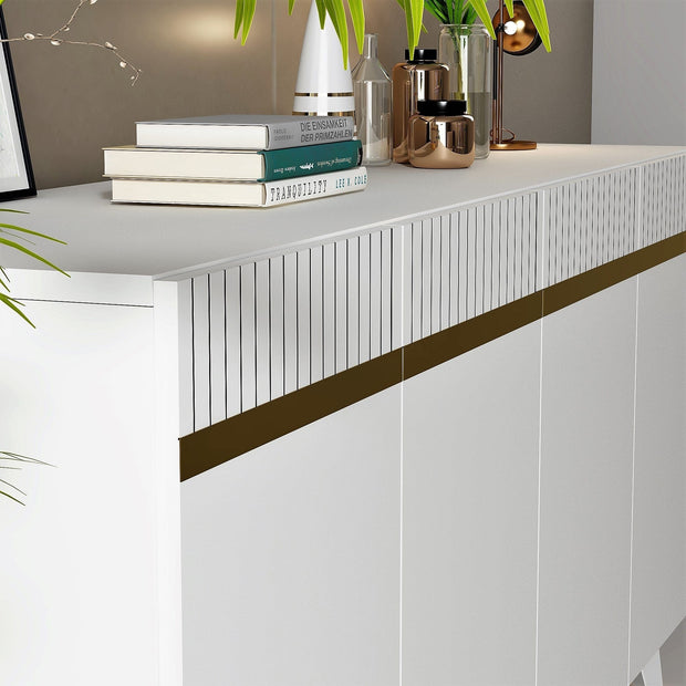 Asir Credenza con 4 ante Defne Oro