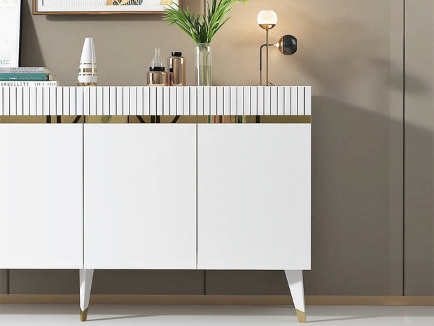 Asir Credenza con 4 ante Defne Oro