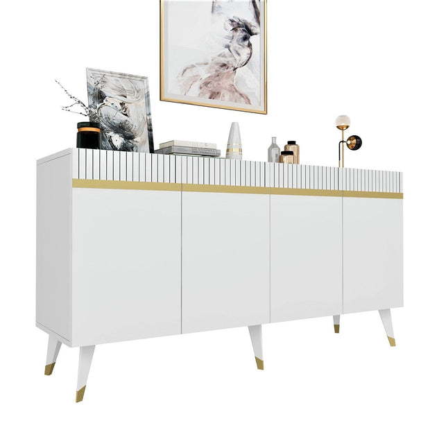Asir Credenza con 4 ante Defne Oro