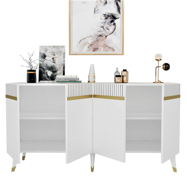Asir Credenza con 4 ante Defne Oro
