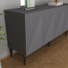 Asir Credenza con 4 ante Draw Antracite
