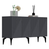 Asir Credenza con 4 ante Draw Antracite